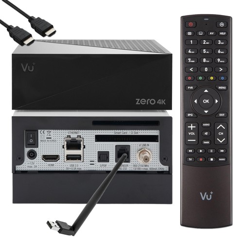 ►VU Zero 4K SE Ultra HD HDR Sat PVR Ricevitore, Smart HbbTV + 1TB HDD & 150 WiFi - Foto 8 di 14