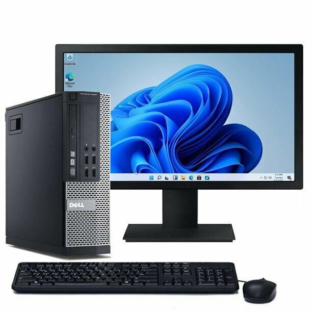 Dell i5 Desktop Computer 3.20GHz 8GB RAM 500GB HD 19 LCD Windows