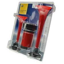 Hella 85105 Air Horn Kit 2-Trumpet, with Compressor, Relay, Tubing 003001-651