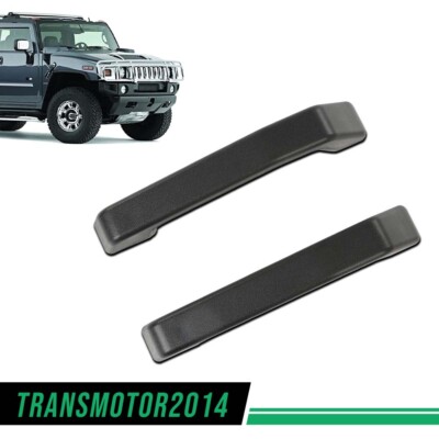 Front Hood Handles Black Plastic Fit For 2003-2009 Hummer H2 SUT