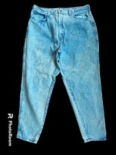 Vintage Woman's International Stefano 80's Acid Wash Highwaisted Mom Jeans sz 24
