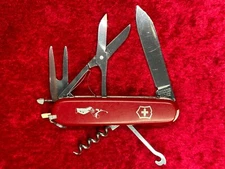 Victorinox Golfer Red Swiss Army Knife 91mm 10 Function 2 Layer Retired Used(V73