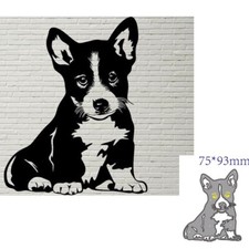 Adorable Puppy Dog Metal Cutting Dies Cut Die Decoration Scrapbooking Card Craft