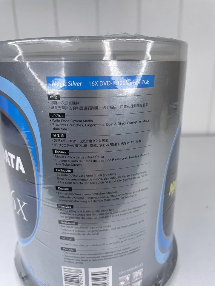 Ridata DVD+R 16X Ridata-S in 100- Piece Cake Box 4.7 GB 120 Min - Image 3 of 4