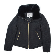 Elle Womens Puffer Jacket Black Xl