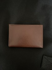  ENGLISH LEATHER WALLET Vintage Brown Leather Trifold Wallet NEW