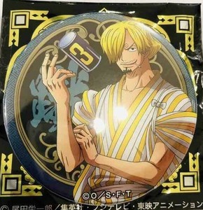 One Piece Wano Kuni Yakara Can Badge Button Vinsmoke Sanji Eiichiro Oda Jump Jp Ebay
