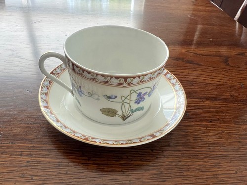 Tazza e piattino Haviland Limoges Imperatrice Eugenie - Foto 2 di 6