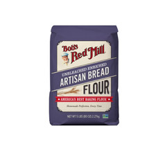 Bob's Red Mill Artisan Bread Flour, Unbleached Enriched Wheat, 5 lb Bag