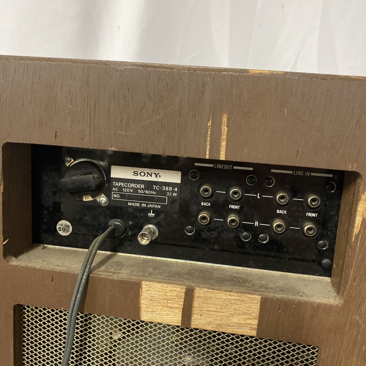 Sony 3 Head TC-388-4 Reel Tape Recorder 4 Track Recorder Partially