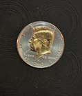 DANBURY MINT,    2013-P  KENNEDY HALF DOLLAR  - GOLD AND SILVER PLATED