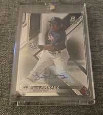 2019 Topps Platinum Players Die-Cut Luis Arraez on-card auto