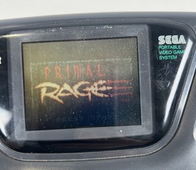 Sega Game Gear Lot w 7 games Case Power Back & Screen TESTED-