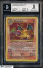 1999 Pokemon Game #4 Charizard Shadowless Holo BGS 8 NM-MT