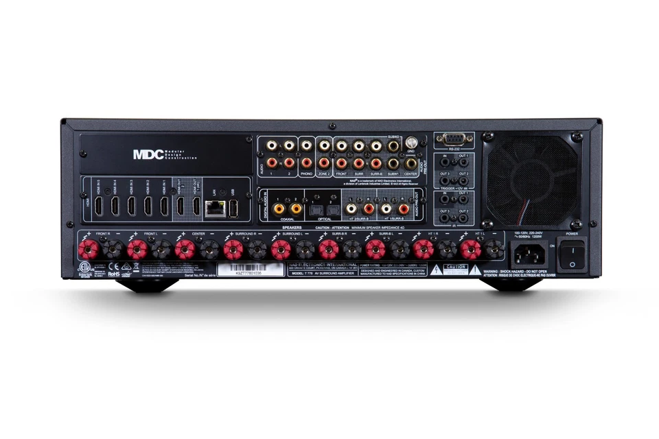 NAD T778 Surround 7.2.4 Heimkino AV-Receiver mit BluOS, 4K Ultra HD (gebraucht) - Bild 4 von 4