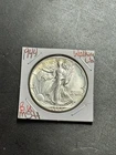1944 Walking Liberty Half Dollar BU Brilliant Uncirculated MS+ Coin (Raw18297)