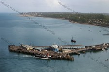 IWC1474 - Isle of Wight - Aerial view of Ryde Pier Head & Railway Stn. print 6x4