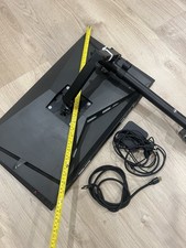 computer monitor with adjustable mount and cables included