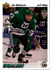 1991-92 Upper Deck #494 Jim McKenzie - HKY