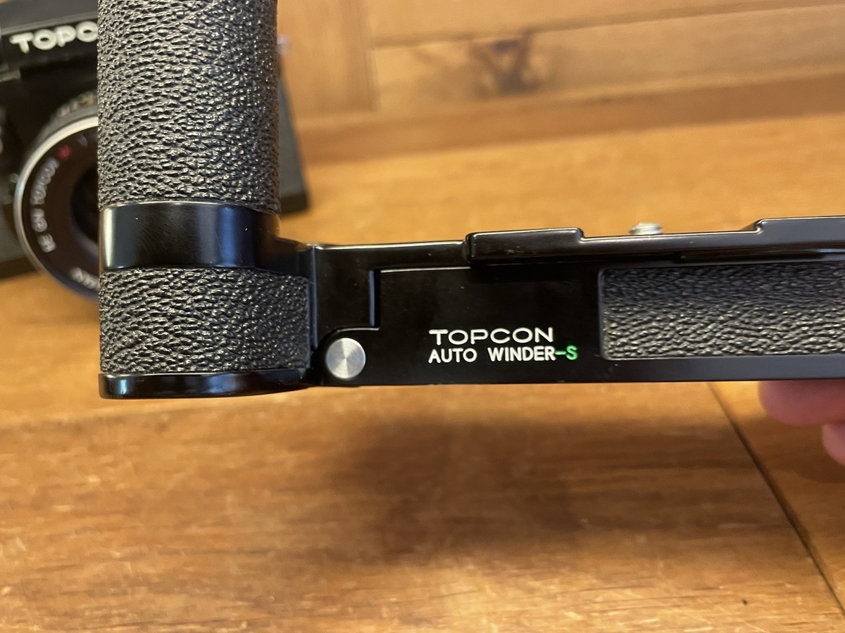 Near Mint w/ Winder* Topcon Super DM Camera RE GN Topcor M 50mm F