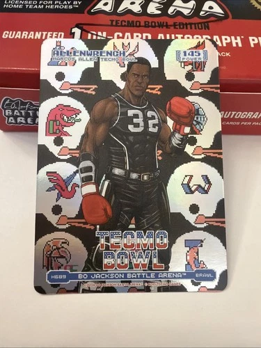 Bo Jackson battle arena Tecmo Bowl ALLENWRENCH HELMETS Brawl SP 145 H689
