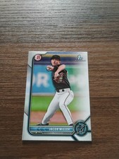 2022 1st Bowman Draft Paper Base #BD-195 Jacob Miller - Miami Marlins