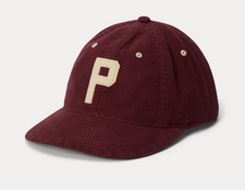 Polo Ralph Lauren Men's P Patch Brushed Cotton Ball Cap - One Size