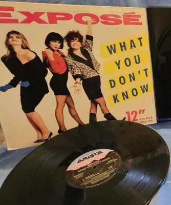 Expose ''What You Don't Know''. NYC Freestyle Single Music 12'' Vinyl Record 33RPM