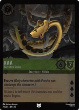 Kaa Secretive Snake 79/204 Foil Whispers in the Well Disney Lorcana 001383
