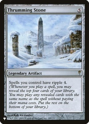 MTG English Thrumming Stone NM Normal The List