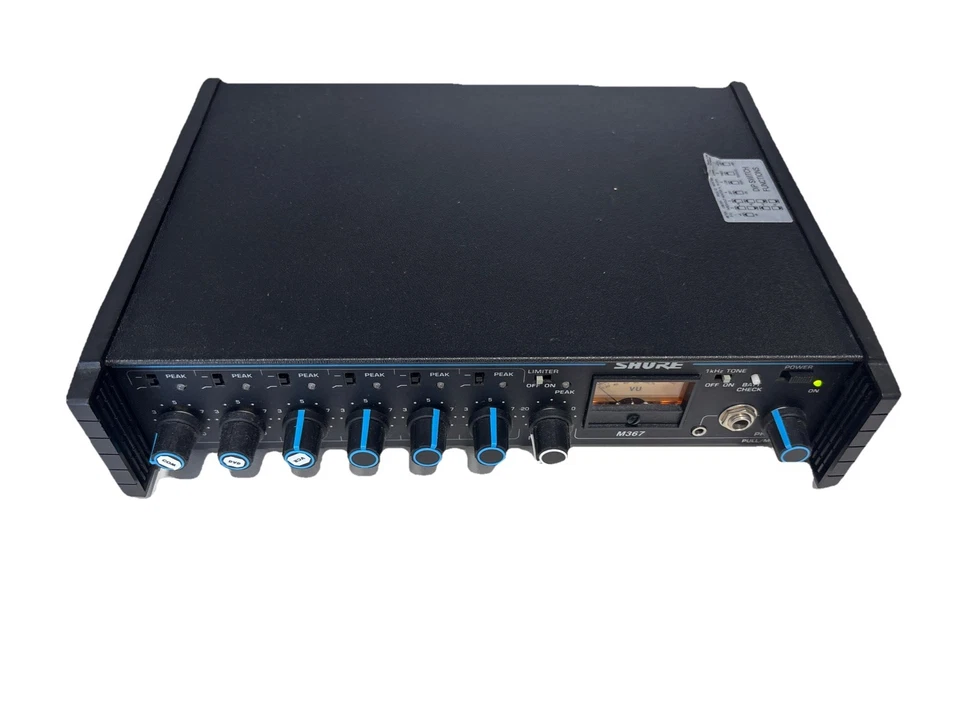 Shure M367 6-Channel Portable Microphone Mixer (Model M367) - Image 2 of 4