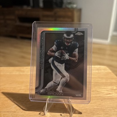 2025 Topps Chrome Football  A.J. Brown Logo Lightboard Refractor Eagles