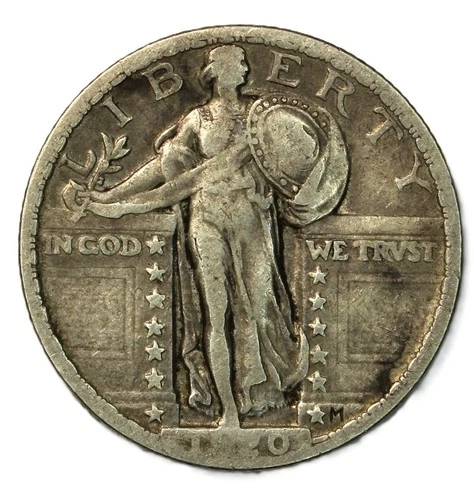1920 25C Standing Liberty Quarter- Choice EF 1493
