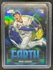 2025 Topps Cosmic Chrome Roki Sasaki Planetary Pursuit RC Earth #PPE-6 Dodgers