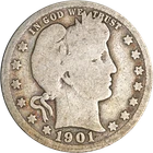 1901-O Barber Quarter