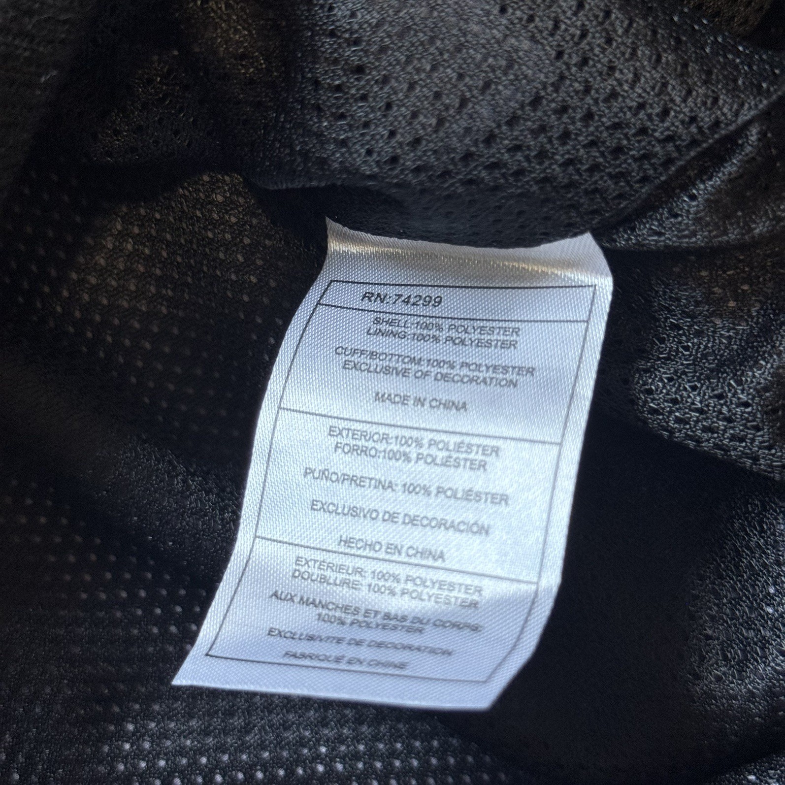 Reebok Black Rain Full Zip Hooded Jacket Mens Size Large OMRB449R $150 thumbnail 6