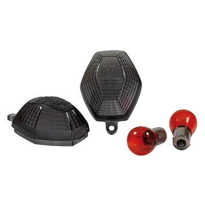 Blinkergläser für Suzuki Paar getönt gelbe Birne 12V 21W E-geprüft 285097