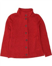 ROHAN Womens Tracksuit Top Jacket UK 16 Large Red Flecked Polyester DK30