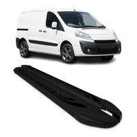 Trittbretter Seitenschweller FüR Peugeot Expert 2007-2016 L1 Kurzer Schwarz Alu