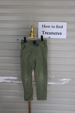 YG 27 SIZE 4 ANKO KHAKI ARMY GREEN PANTS JOGGER STYLE KIDS BOYS