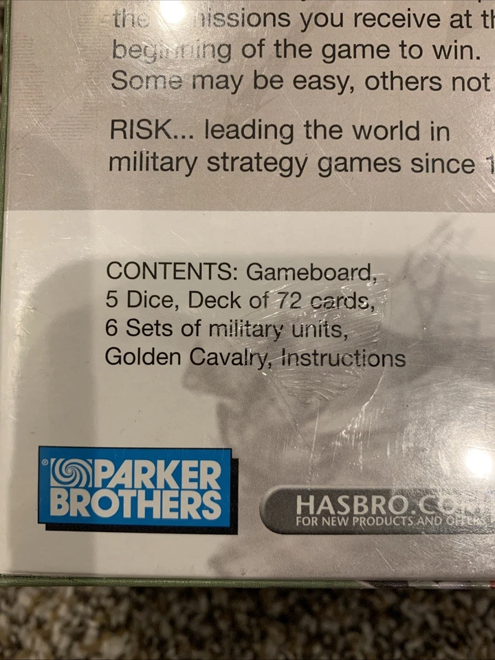 SEALED Risk The Game of Global Domination Golden Cavalry Token 2003 NEW - Image 4 of 4