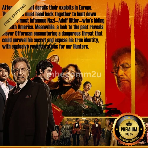 Hunters TV Series Season 1-2 2023 DVD Full HD Audio Eng All Region Free Ship-New Foto 2 de 4