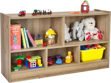 Kids Toy Storage Organizer, 5-Section Storage Daycare Shelf for Preschool, Child