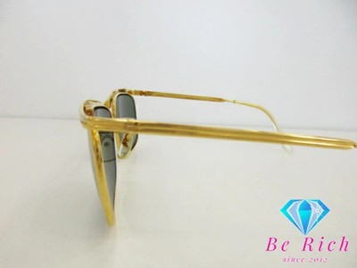 Ray Ban Sunglasses Signet LX Gold Black Logo Eyewear Glasses