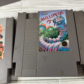 Nintendo NES Game Lot - 7 Games Rad Racer Sports Q-Bert Xevious & More - Working