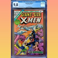 Giant-Size X-Men #2 CGC 9.8 Gil Kane Klaus Janson Marvel 1975 WHITE PAGES 