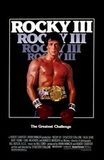 Rocky III Boxing Movie Poster Retro Sports Gym Wall Art Print Decor