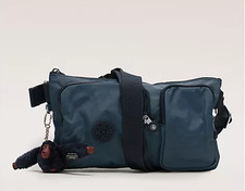 Kipling Presto Up 2 in One Bag True Blue new tags Matt monkey shoulder/Waist