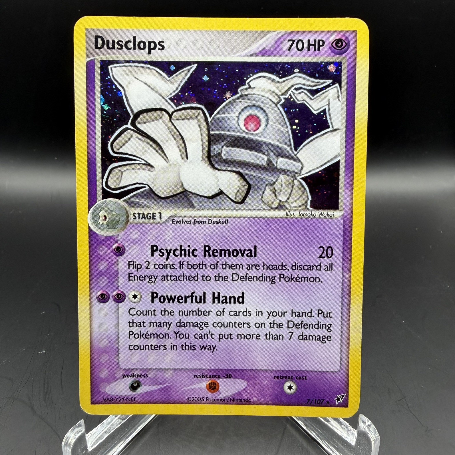 Pokémon Dusclops 7/107 EX Deoxys Holo Rare Moderately Played 