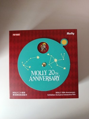 Authentic Popmart Molly 20th Anniversary Exhibition Exclusive Interactive Film